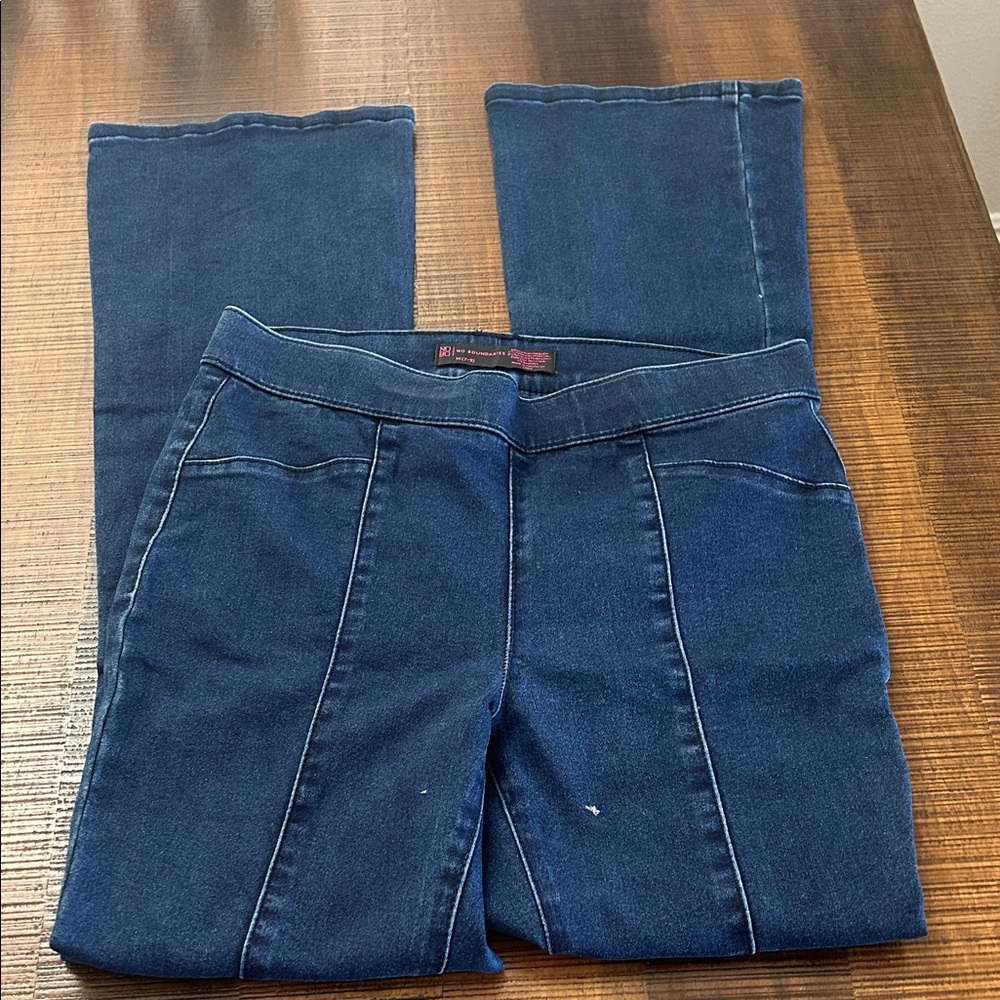 No Boundaries Dark Blue Flare Jeans